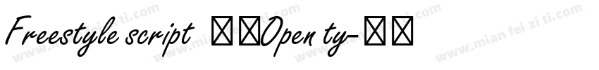 Freestyle script  常规Open ty字体转换